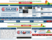 Tablet Screenshot of esajob.com